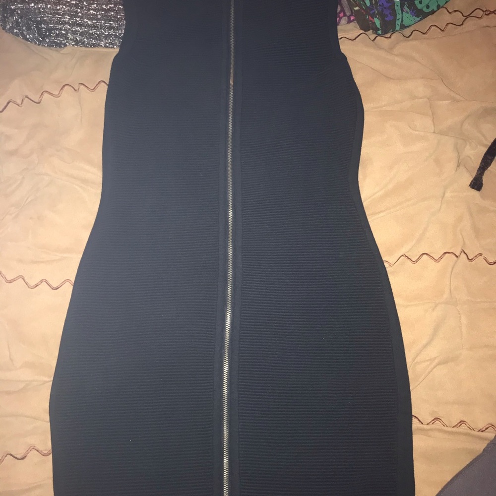 kenneth cole black dress zipper